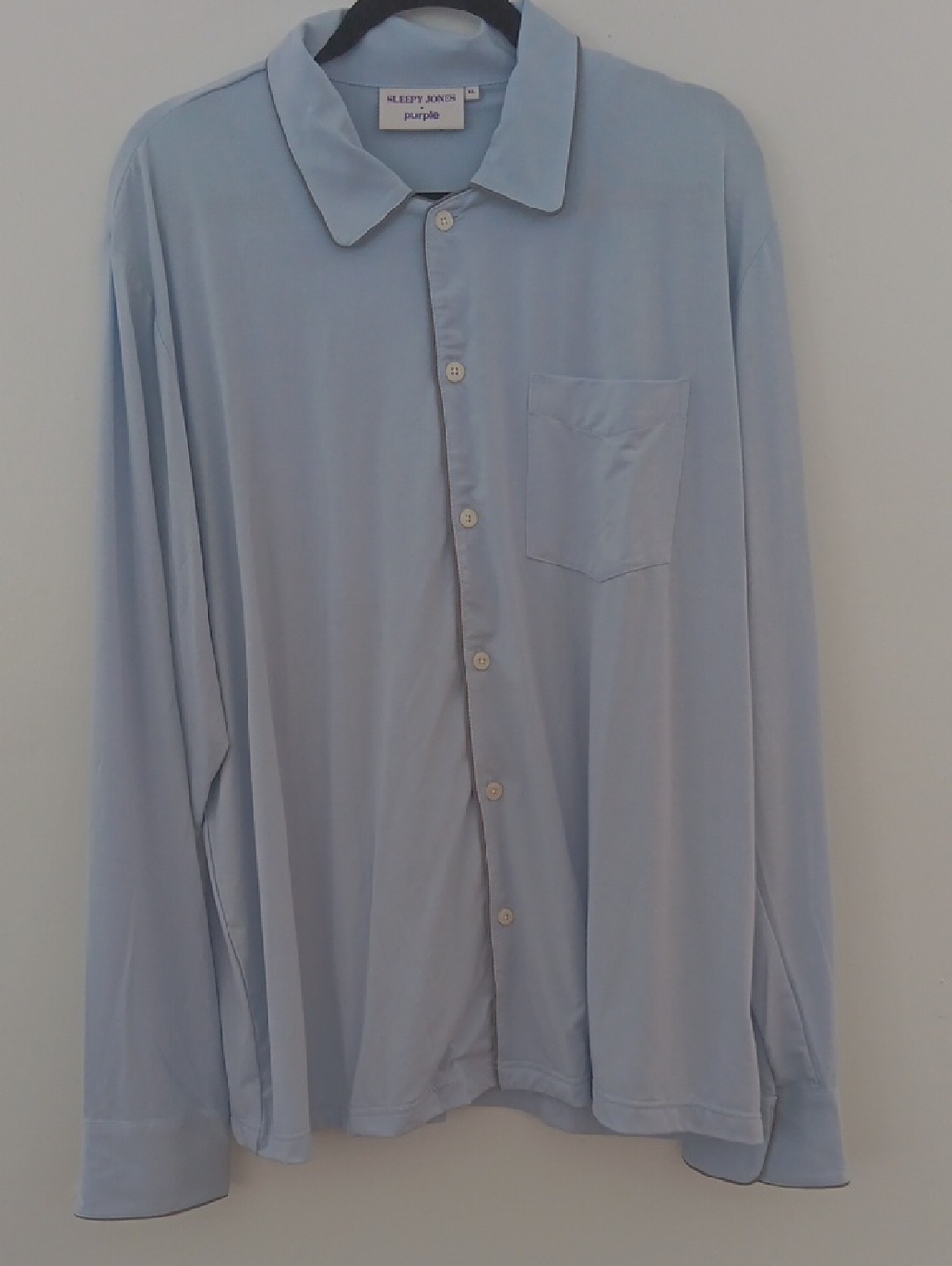 Sleepy Jones + Purple Pocket Sleep Shirt #3542